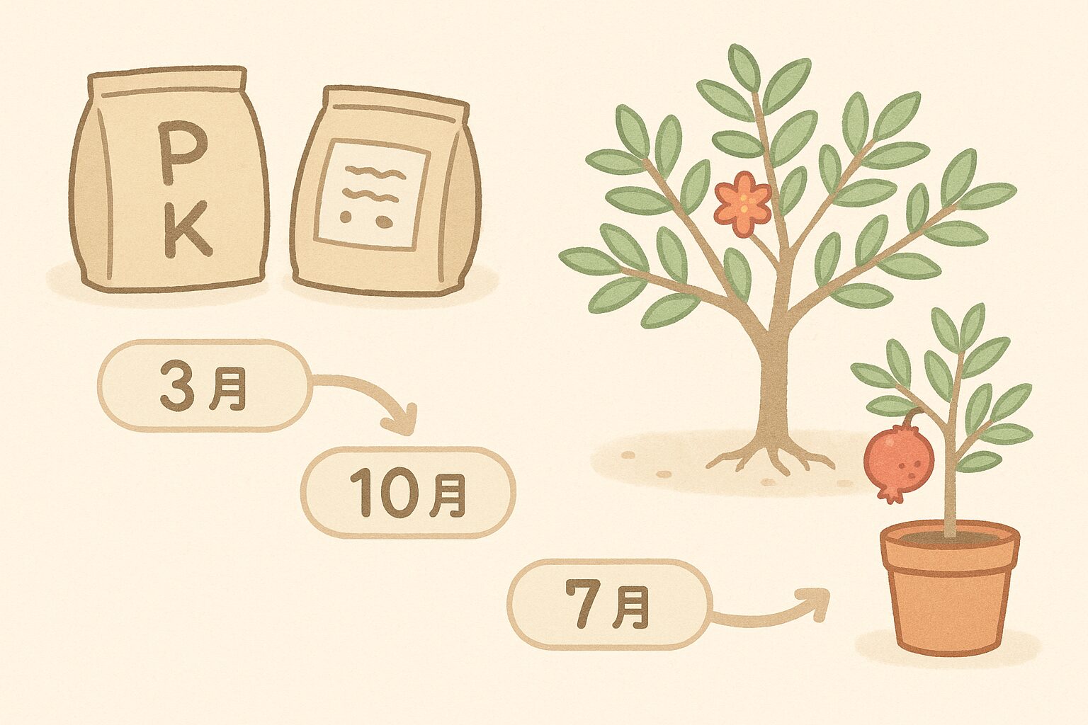 適切な肥料の種類と与えるタイミング